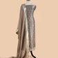 Embroidered Tissue Silk Suit

