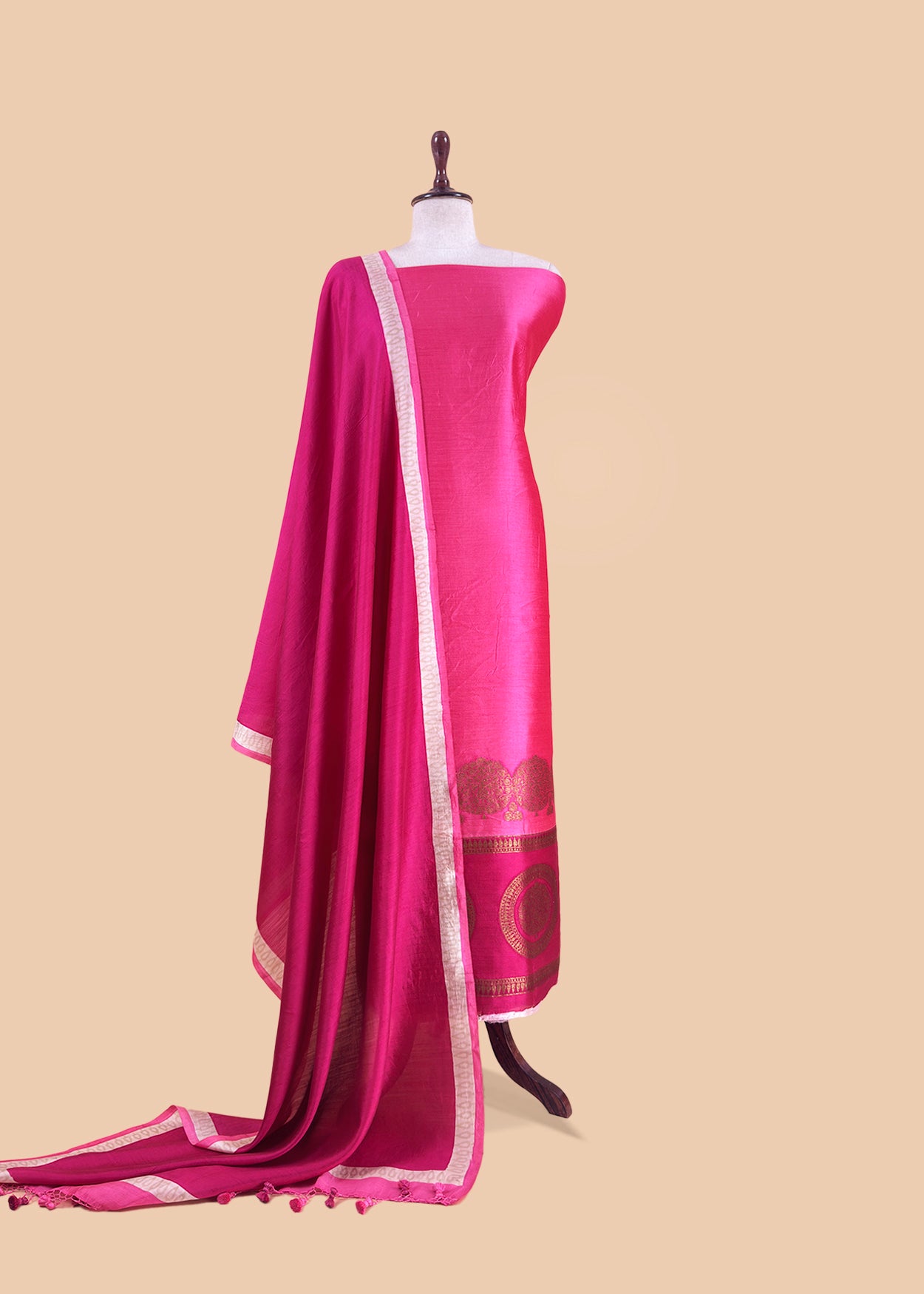 A Beautiful Banarasi Silk Suit For Online

