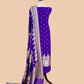 Indian ethnic wear munga silk suit for bridal wear

