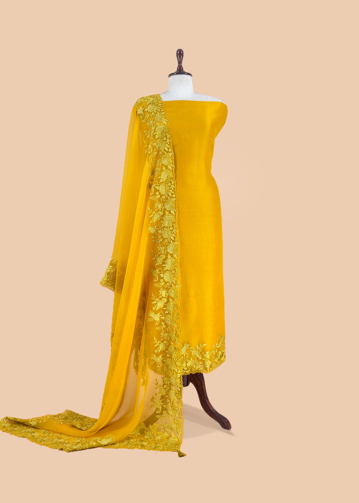 Buy best wedding wear organza suit for women

