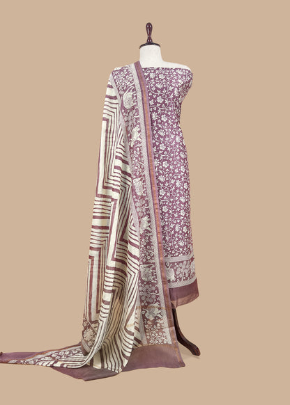 Maheshwari unstitched suit set at the best price

