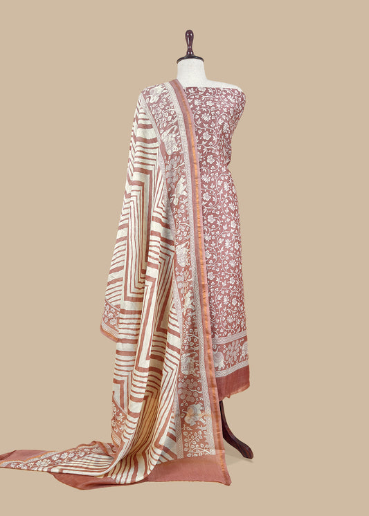 Summer wear maheshwari suit with dupatta

