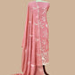 Mul chanderi silk suit gifting for women

