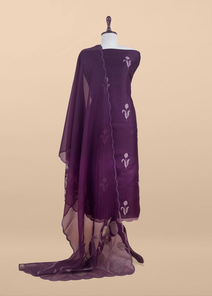 Shop designer organza suit for party and wedding celebration


