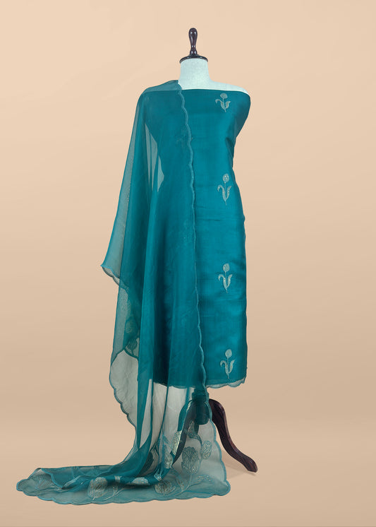 Shop designer organza suit for party and wedding celebration

