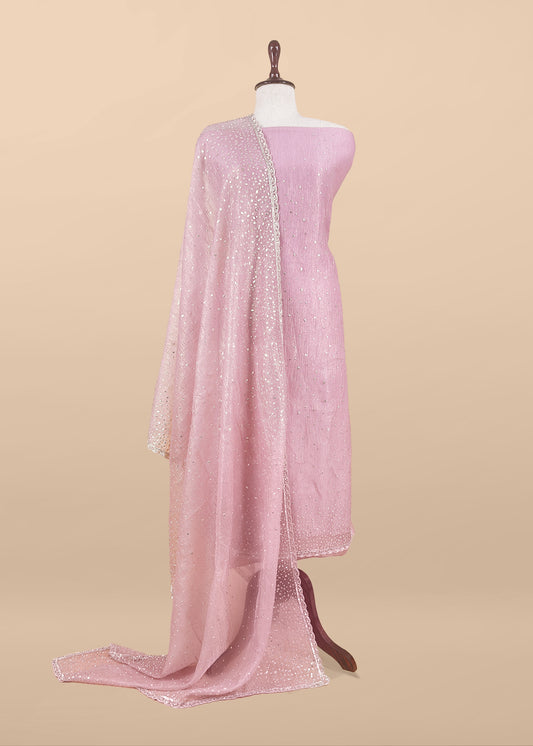 Buy wedding wear suit in tissue silk fabric

