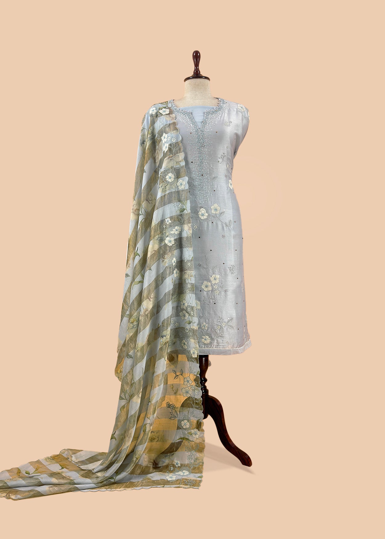 Banarasi chanderi suit set gifting for women

