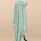 Mint Green Pure Mul Cotton Suit Beautiful Floral Embroidery