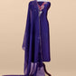Traditional indian wedding wear dupion silk suit

