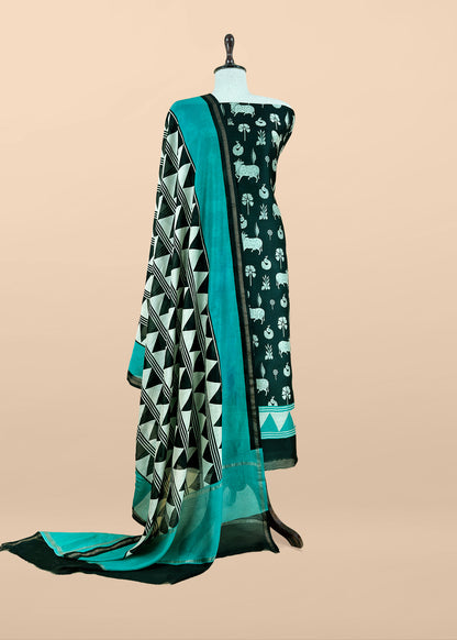 Pure maheshwari suit for women