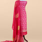 Red Pure Maheshwari Silk Suit With Banarasi Bootis