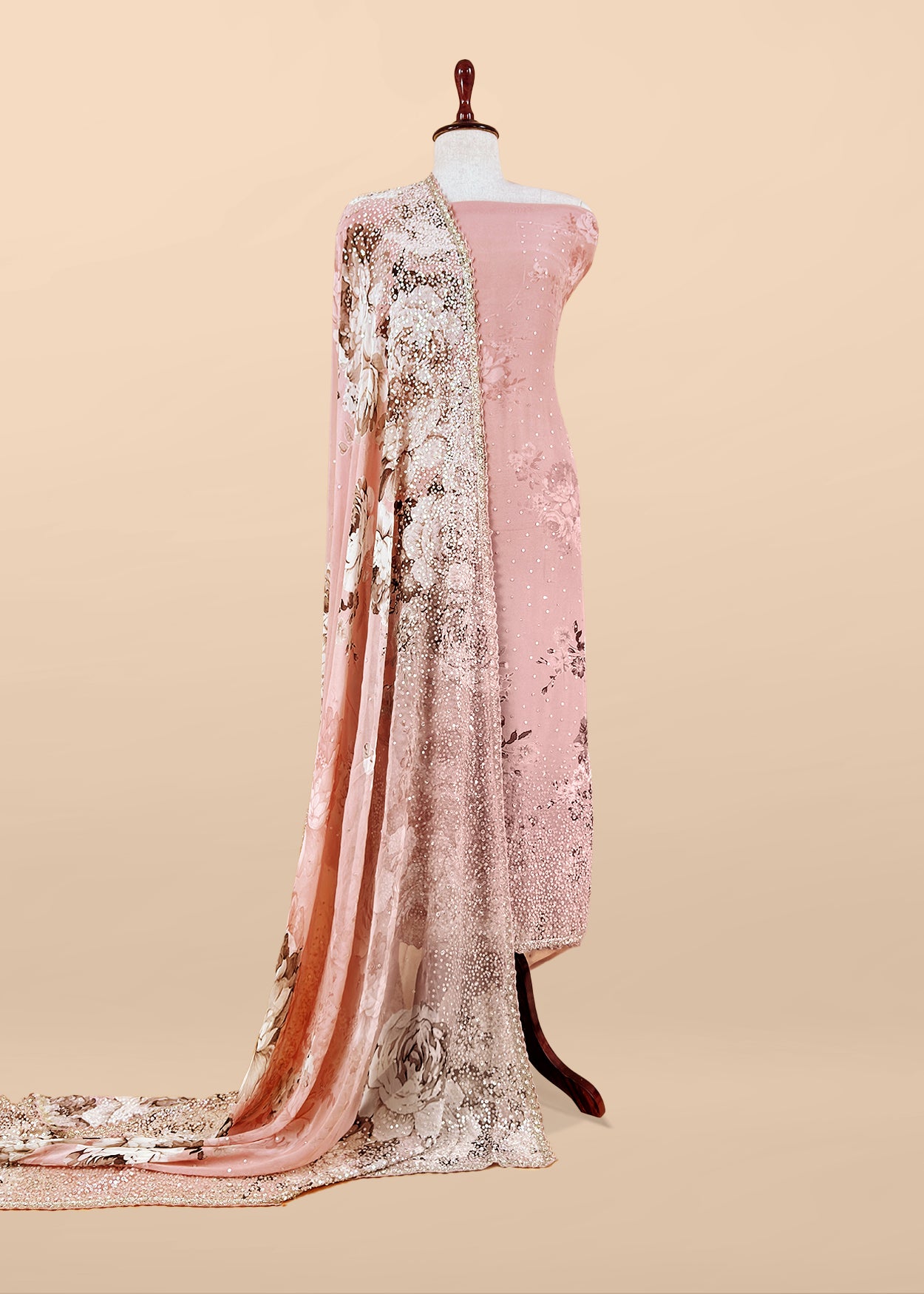 A Beautiful Banarasi Silk Suit For Online

