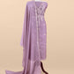 Pure mulmul suit set with pitta work

