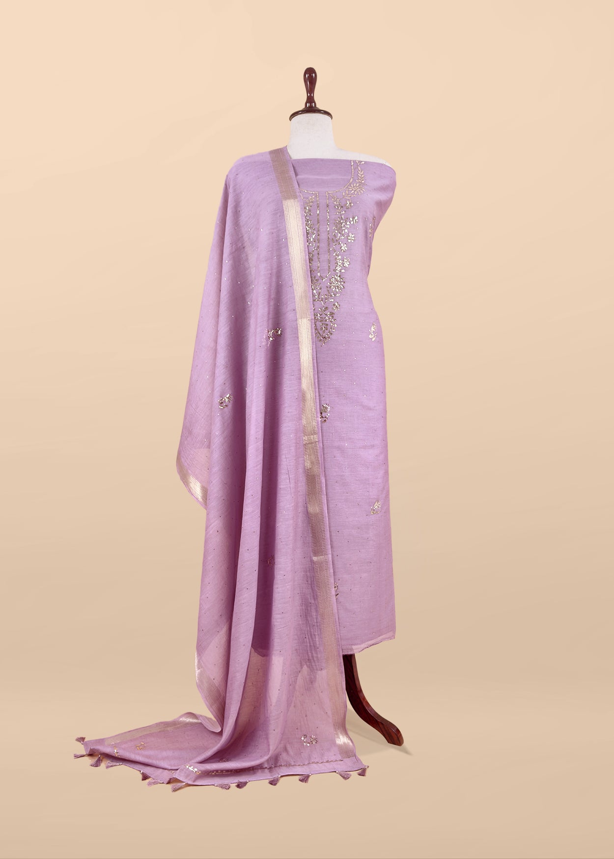 Summer wear suit pure mul cotton fabric

