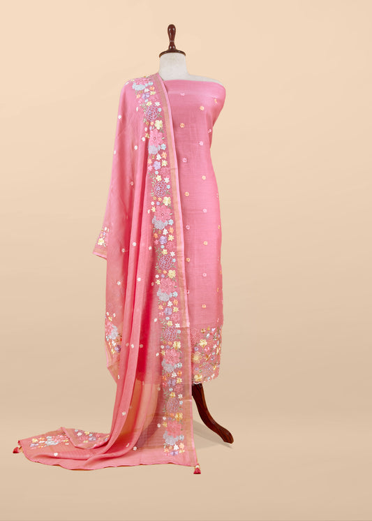 Summer wear suit pure mul cotton fabric


