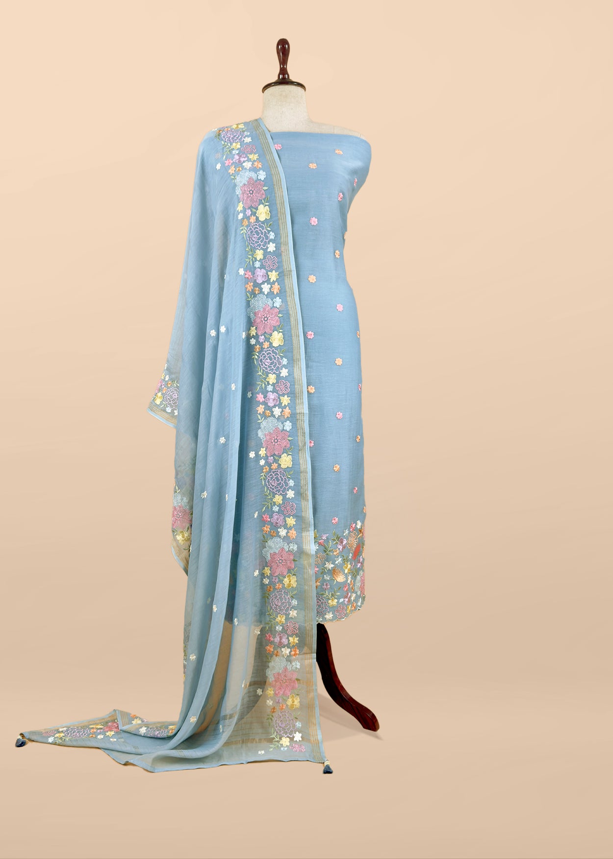 Summer wear suit pure mul cotton fabric

