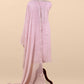 Butter Yellwo Lakhnavi Mulmul Suit With Dupatta