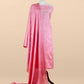 Lavender Art Tussar Suit With Cutdana And Sequin Handwork
