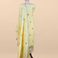 Lemon Yellow Presenting Our Pure Linen Unstitched Dupatta-Suit From Kalasheel’s The Little Garden Collection 🕊️