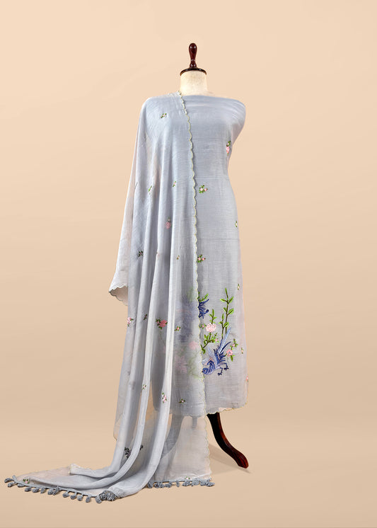 buy mul chanderi suit at the best price

