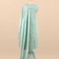 Grey Pure Mulmul Suit Fabric With Floral Resham Embroidery