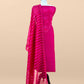 Summer wear mulmul unstitched suit with dupatta


