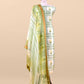 Green Handloom Summer chanderi silk Suit With Dupatta
