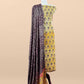 Yellow With Brown Nashpal Ajrakh Suits in Purest Modal by Tussar Fabric