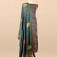 Green With Multicolor Nashpal Ajrakh Suits in Purest Modal by Tussar Fabric