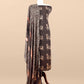 Dark Brown Nashpal Ajrakh Suits in Purest Modal by Tussar Fabric