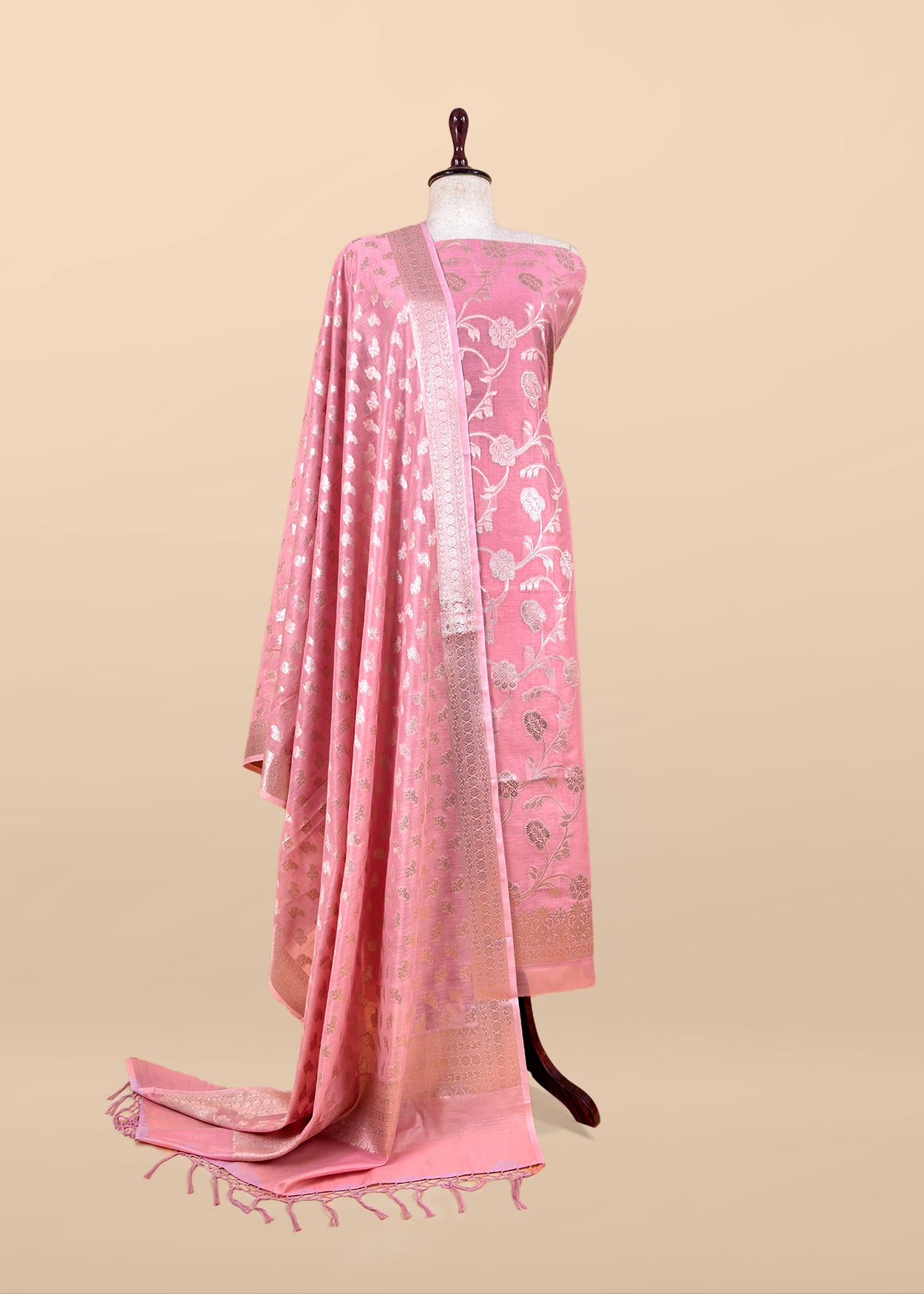 A Beautiful Banarasi Silk Suit For Online

