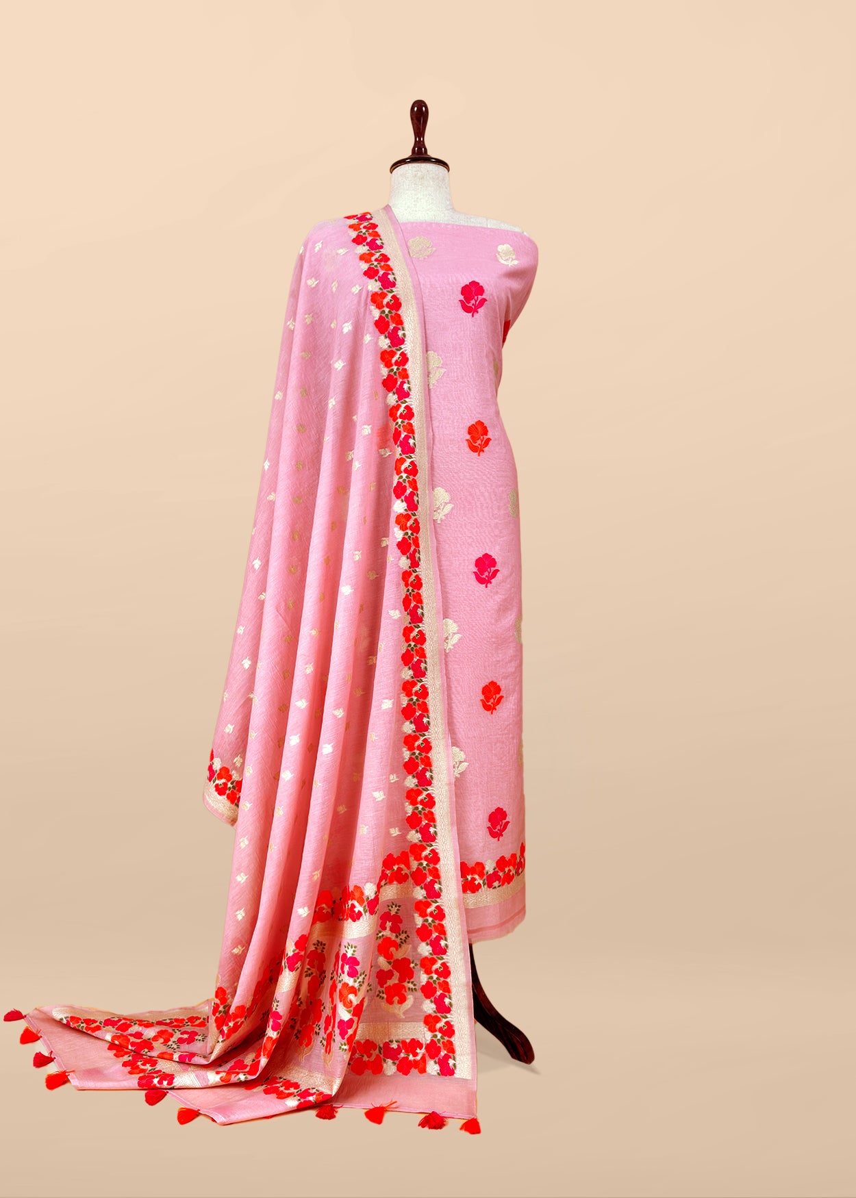 handloom banarasi cotton suit

