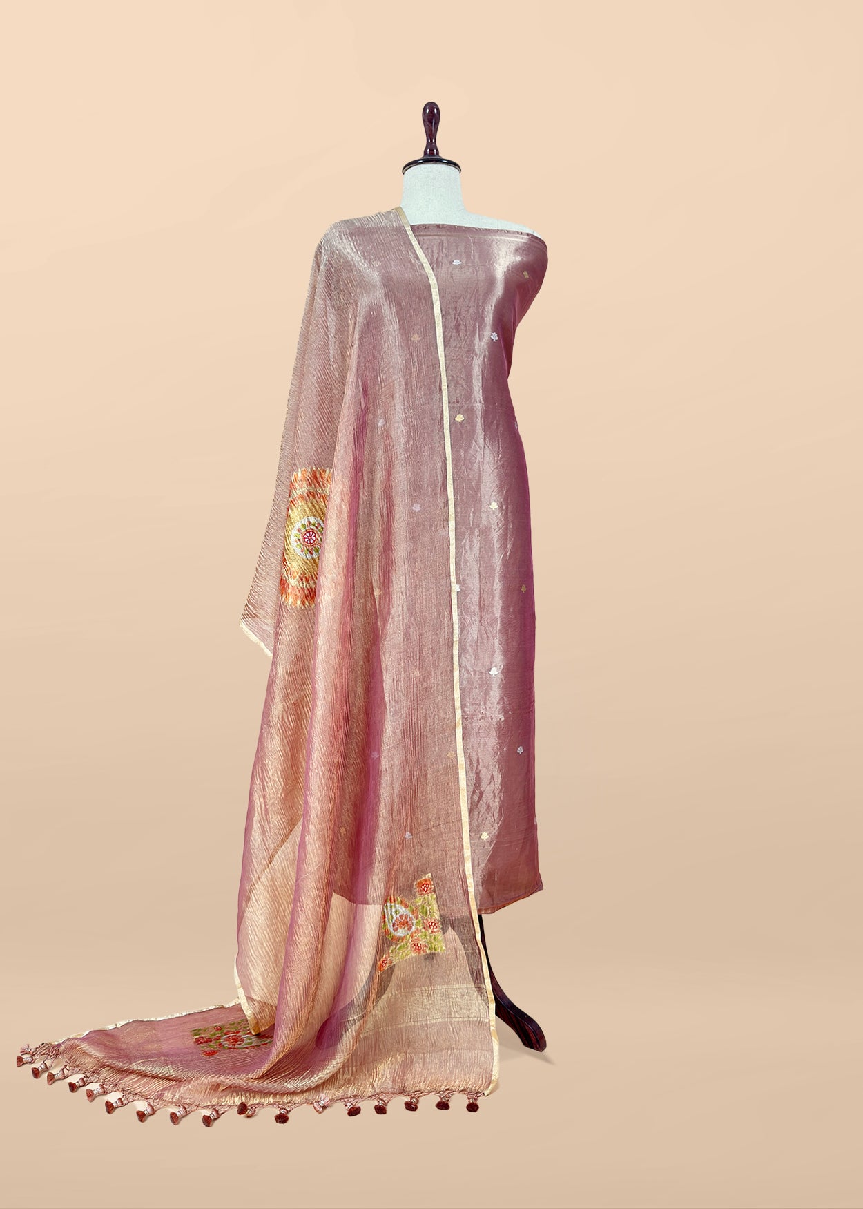 Festive wear Tissue Silk Suit

