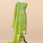 Handloom Silk Kurta And Kora Silk Dupatta With Meenakari Gold Kadwa Weaving