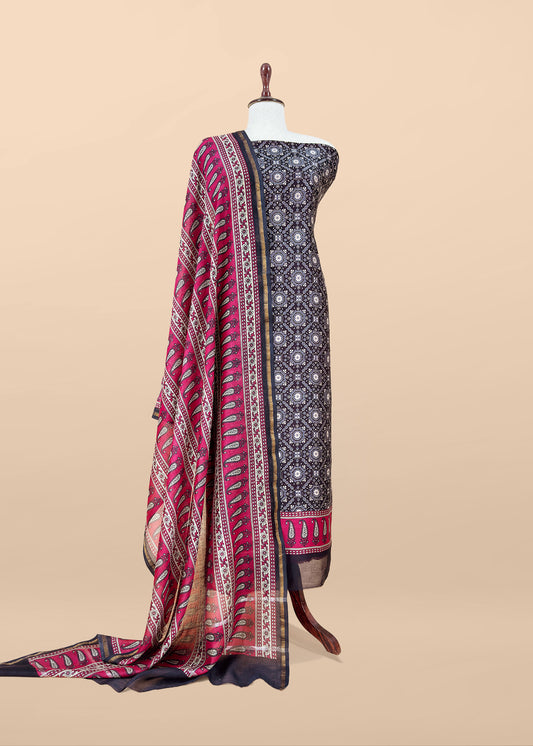 Maheshwari unstitched suit set at the best price

