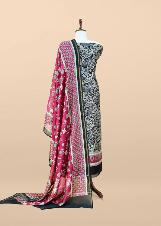 Maheshwari unstitched suit set at the best price

