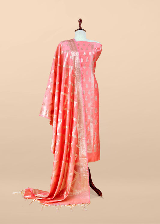 A Beautiful Banarasi Silk Suit For Online

