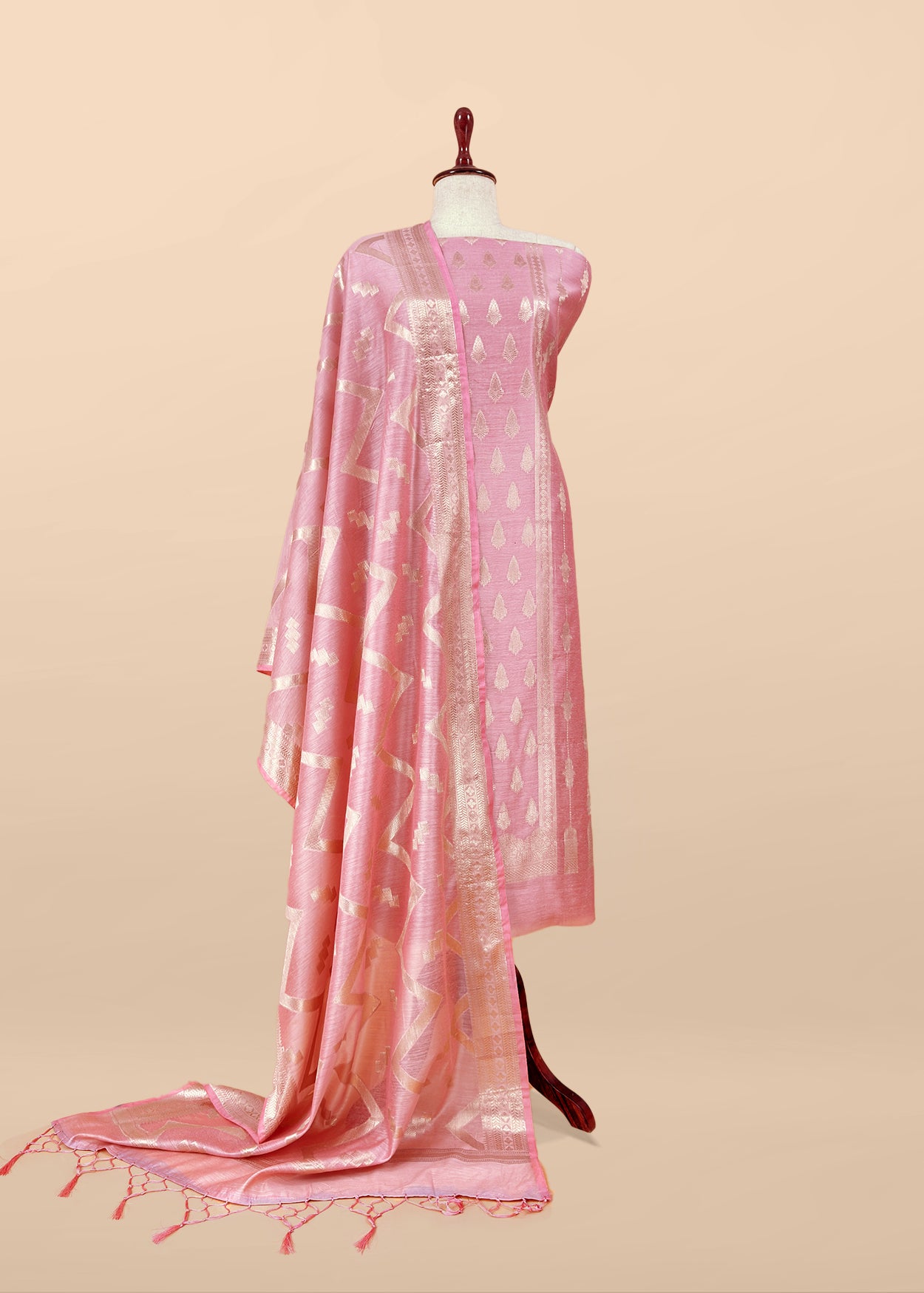 A Beautiful Banarasi Silk Suit For Online

