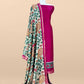 Green Pure Maheshwari Unstitched Suits With Kalamkari Dupatta
