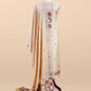 Beige Linen Chanderi Suit With Cow Pichwai Jamdani Weaving