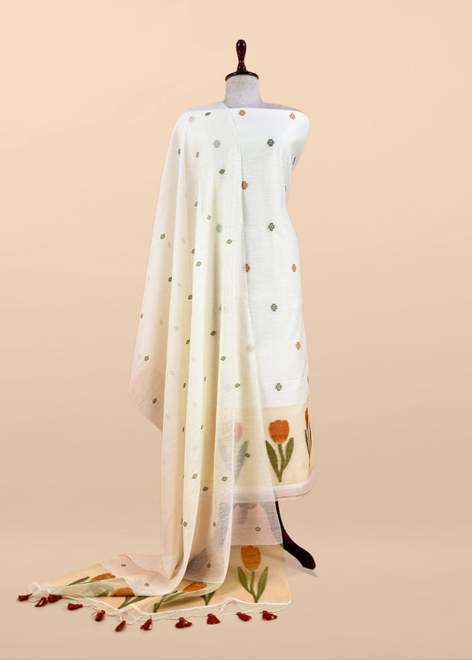 jamdani weaved suit for gifting mom

