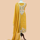 Summer wear mulmul unstitched suit with dupatta


