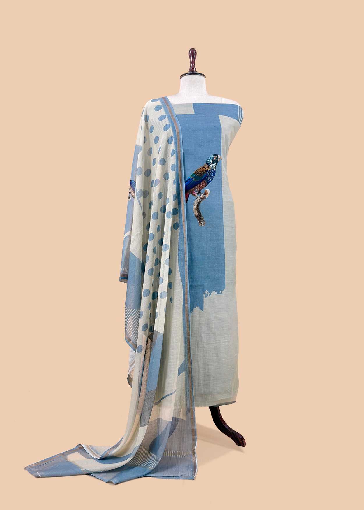 buy mul chanderi suit at the best price

