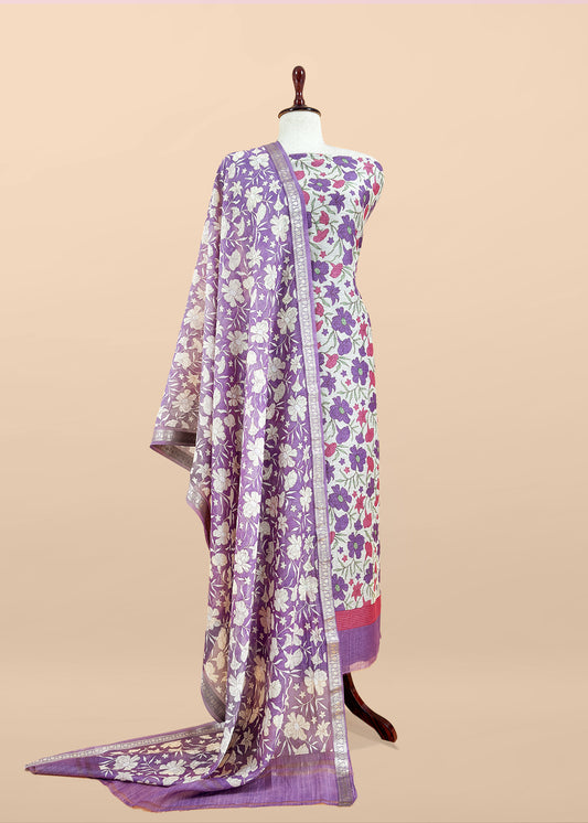 ethnic mul cotton suit with dupatta

