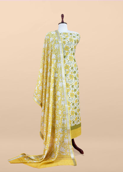 ethnic mul cotton suit with dupatta

