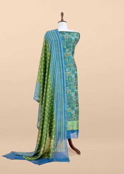 Maheshwari unstitched suit set at the best price

