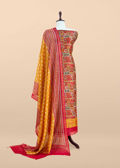 Maheshwari unstitched suit set at the best price

