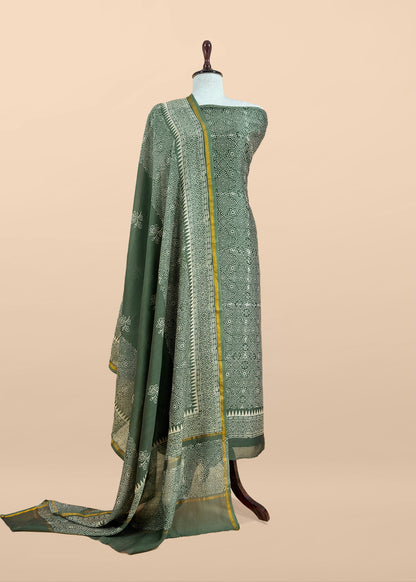 Summer wear maheshwari suit with dupatta

