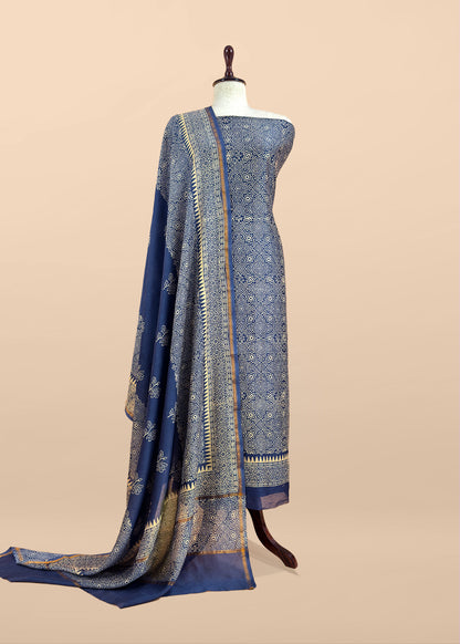 Summer wear maheshwari suit with dupatta

