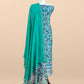 Blue Pure Maheshwari Silk Unstitched Suit With Dupatta